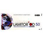 ラミトール OD 50 Lamitor OD 50, ラミクタールジェネリック, ラモトリジン 50mg 錠 (Torrent)　箱